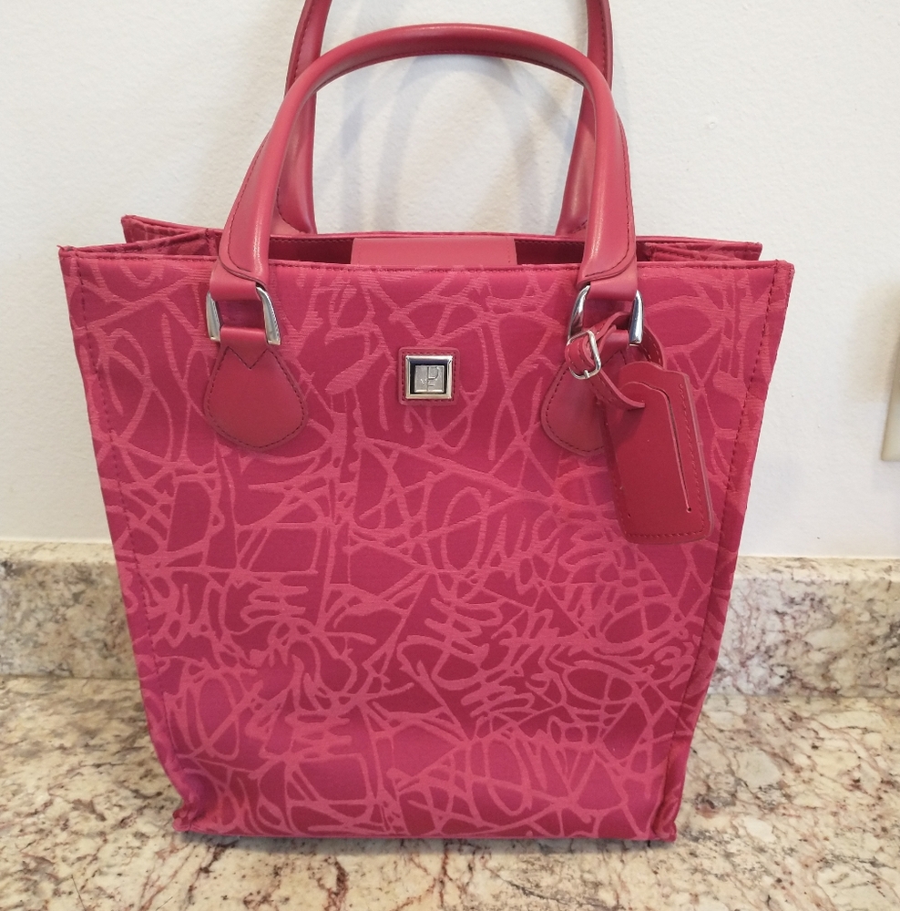 Diane Von Furstenberg (DVF) Red Travel Tote Women's Tote Excellent Condition